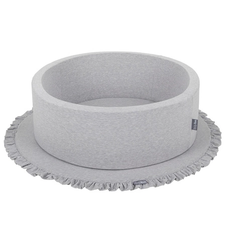 KiddyMoon Mata piankowa do zabawy Zabawka mata, jasnoszary