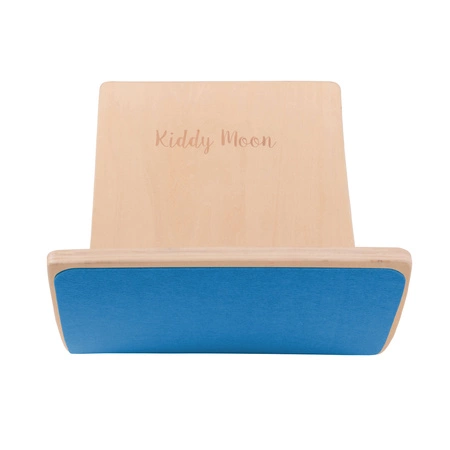 KiddyMoon Deska balansująca BB-002 Zabawka sportowa, natural/blue felt