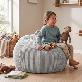 KiddyMoon fotel 2w1 worek na pluszaki