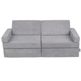 KiddyMoon Kanapa KKM-1400 Mebel piankowy, ciemnoszary