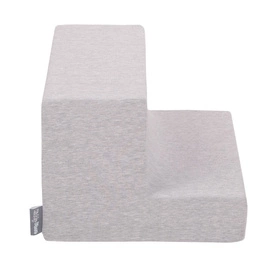 KiddyMoon Piankowy plac zabaw PPZP-OK30D-122 z piłeczkami Zabawka plac zabaw, jasnoszary: pudrowy róż-perła-transparent