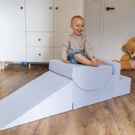KiddyMoon Piankowy plac zabaw PPZ-223 Zabawka plac zabaw, jasnoszary