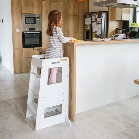 KiddyMoon ST-003 Mebel kitchen helper, biały