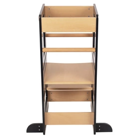 KiddyMoon ST-003 Mebel kitchen helper, black/natural