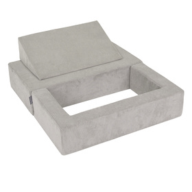 KiddyMoon SBM-K-900 Mebel piankowy, jasnoszary