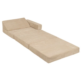 KiddyMoon Fotel KFM-700 Mebel piankowy, beżowy