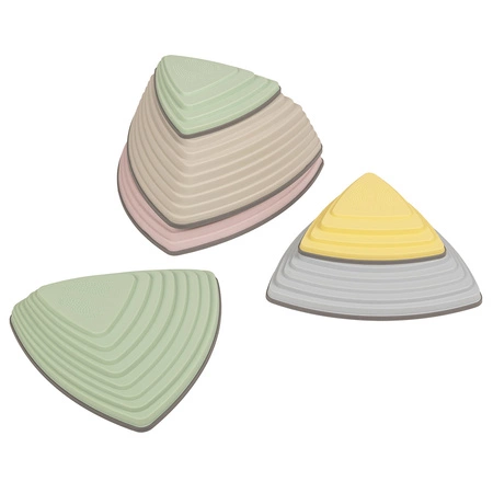 KiddyMoon Kamienie balansujące RS-001 Zabawka sportowa, multicolor