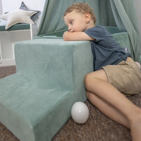 KiddyMoon Piankowy plac zabaw VELVET PPZV-211 Zabawka plac zabaw, zieleń lasu