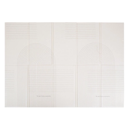 KiddyMoon FM-001 Zabawka mata, stripes