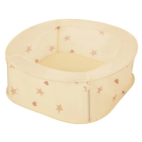 Kojec rozkładany NK-200X z piłeczkami 7cm Zabawka kojec, jasny beż: pastelowy beż-zielonoszary-pastelowy żółty-brązowy