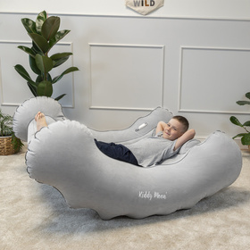 KiddyMoon IR-001 Dmuchany bujak Zabawka sensoryczna, szary