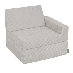 KiddyMoon Fotel KFM-700 Mebel piankowy, szary jasny