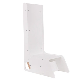 KiddyMoon Krzesełko ślizgawka 2w1 SC-002 Zabawka zjeżdżalnia, biały