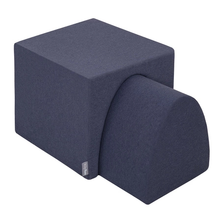 KiddyMoon Piankowy plac zabaw PPZ-212 Zabawka plac zabaw, granatowy