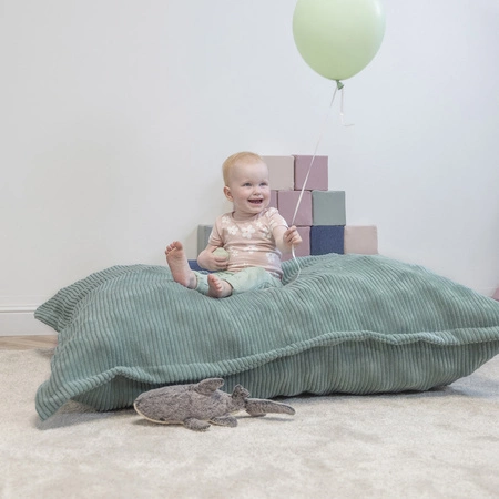 KiddyMoon KMPS-1400 Poduszka z piłeczkami Zabawka sensoryczna, zielony