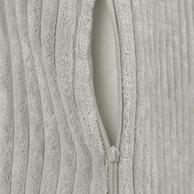 KiddyMoon FOTEL z poduszką KFMP-700 Mebel piankowy, jasnoszary