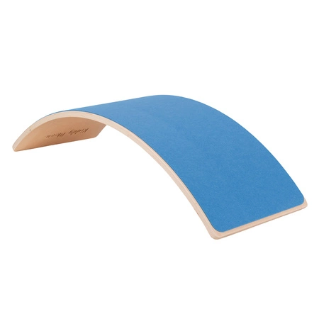 KiddyMoon Deska balansująca BB-002 Zabawka sportowa, natural/blue felt