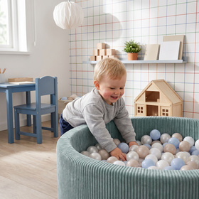 KiddyMoon ANAFI basen piankowy z piłeczkami 7 cm