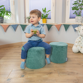 KiddyMoon Piankowy plac zabaw VELVET PPZV-241 Zabawka plac zabaw, róż pustyni