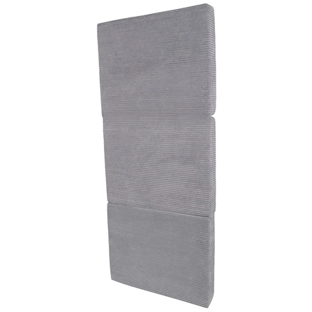 KiddyMoon MATERAC z poduszką KMMP-1650 Mebel piankowy, ciemnoszary