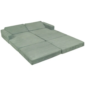 KiddyMoon Kanapa KKM-1400 Mebel piankowy, zielony