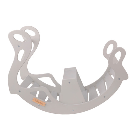 KiddyMoon Bujak dla dzieci WR-001 Zabawka na biegunach, grey