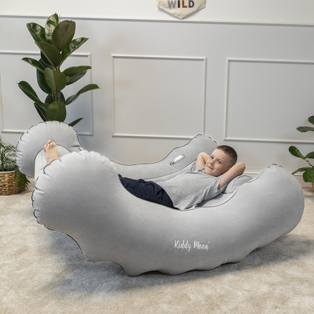 KiddyMoon IR-001 Dmuchany bujak Zabawka sensoryczna, szary