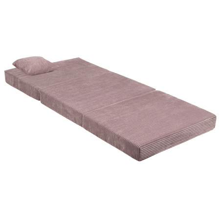 KiddyMoon MATERAC z poduszką KMMP-1650 Mebel piankowy, fioletowy