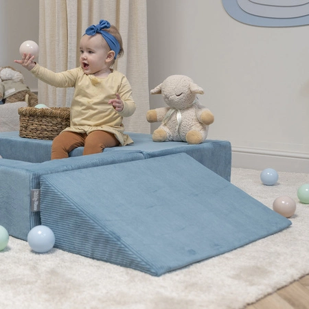 KiddyMoon SBM-K-700 Mebel piankowy, niebieski