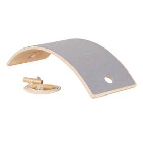 KiddyMoon Deska balansująca BB-004 Zabawka sportowa, natural