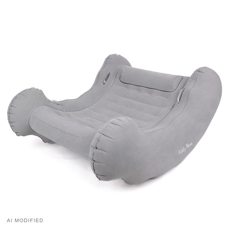 KiddyMoon IR-001 Dmuchany bujak Zabawka sensoryczna, szary