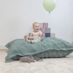 KiddyMoon KMPS-1400 Poduszka z piłeczkami Zabawka sensoryczna, zielony