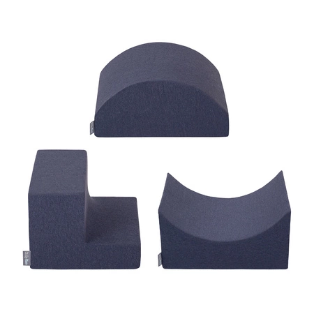 KiddyMoon Piankowy plac zabaw PPZ-223 Zabawka plac zabaw, granatowy