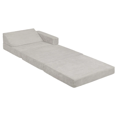KiddyMoon Fotel KFM-700 Mebel piankowy, szary jasny