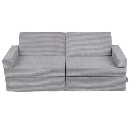 KiddyMoon Kanapa KKM-1400 Mebel piankowy, ciemnoszary