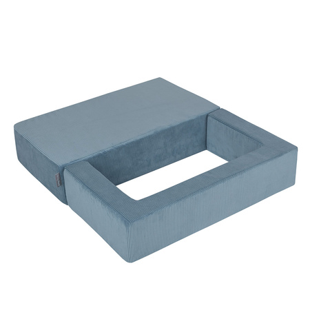 KiddyMoon SBMP-900 Mebel piankowy, niebieski: pastelowy beż-pastelowy niebieski-pastelowy żółty-mięta