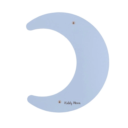 KiddyMoon Relief 3D BR-003 Moon Akcesoria dekoracje, księżyc: niebieski/szary