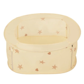 Kojec rozkładany NK-200X z piłeczkami 7cm Zabawka kojec, jasny beż: pastelowy beż-biały-mięta