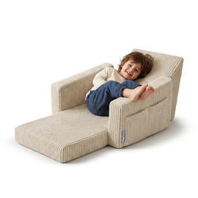 KiddyMoon KM FTR LONG fotelik piankowy 2w1