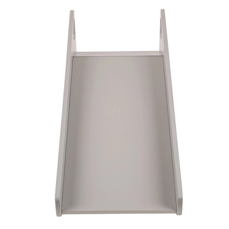 KiddyMoon Krzesełko ślizgawka 2w1 SC-002 Zabawka zjeżdżalnia, szary