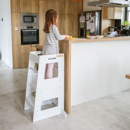 KiddyMoon ST-003 Mebel kitchen helper, biały