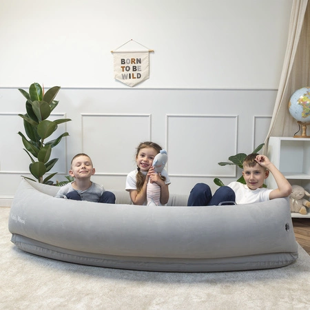 KiddyMoon IP-001 Dmuchana łódka Zabawka sensoryczna, szary