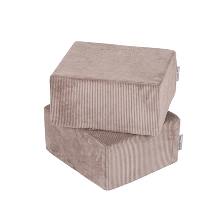 KiddyMoon SBM-2P-330 Mebel piankowy, ciemnobeżowy