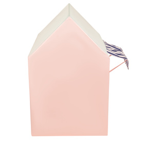 Domek do zabawy PH-300X z piłeczkami 6cm Zabawka namiot dla dzieci, różowo-miętowy: biały-szary-mięta-pudrowy róż