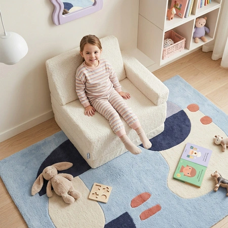 KiddyMoon TEDDY KFM-700 fotel piankowy z pokrowcem