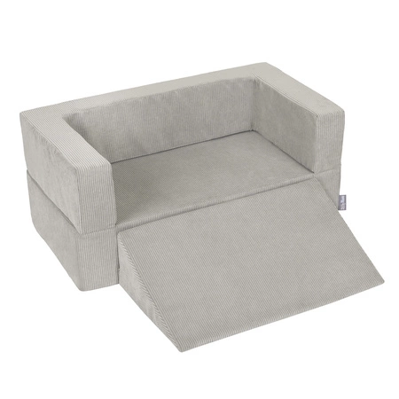 KiddyMoon SBMP-K-900 Mebel piankowy, jasnoszary: ciemny turkus-pastelowy beż-zielonoszary-łososiowy