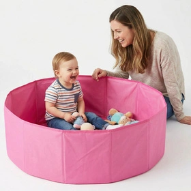  Suchy basen składany BS-100X Zabawka kojec, różowy