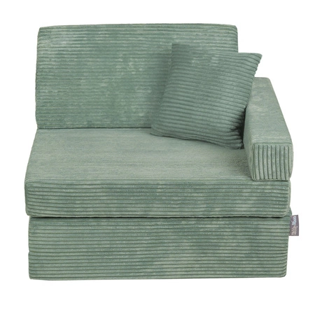 KiddyMoon FOTEL z poduszką KFMP-700 Mebel piankowy, zielony