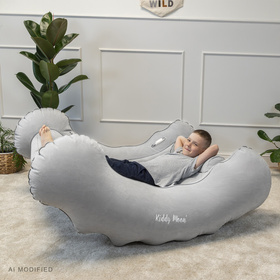 KiddyMoon IR-001 Dmuchany bujak Zabawka sensoryczna, szary