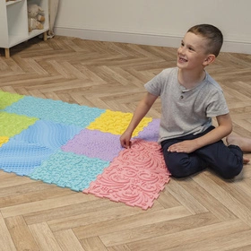 KiddyMoon SM-001 Mata Zabawka sensoryczna, multicolor